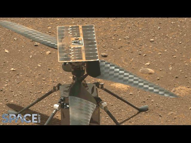 Mars helicopter's flight date set after delay - See its blades spin!