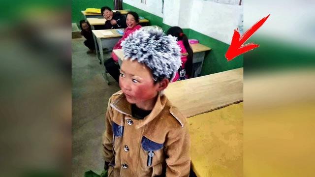 This Boy Walks 4.8 Km In Freezing Cold To Attend His School, Living Conditions Will Break Your Heart