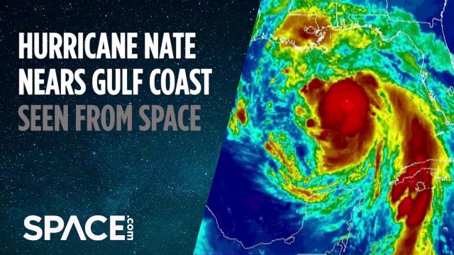 Hurricane Nate Seen From Space