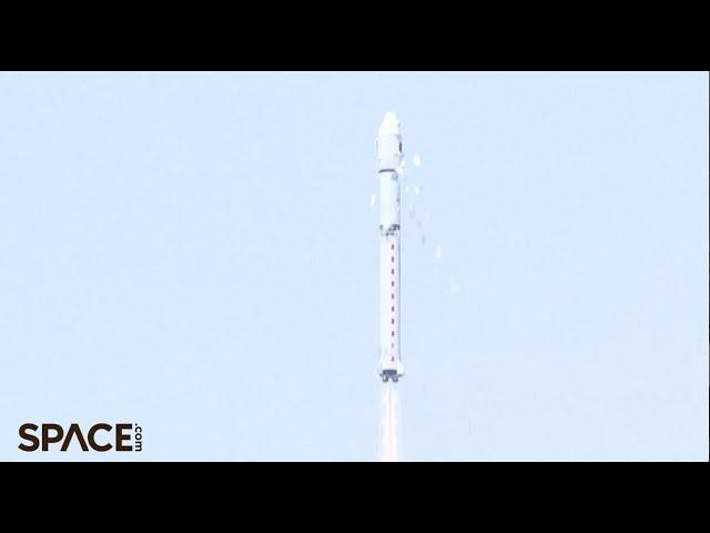 China's Long March 2D launches eight satellites, rocket sheds tiles