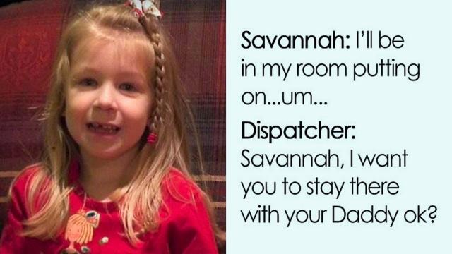 Brave Girl Calls 911 To Save Dad's Life, But Her Call Is Cracking Everyone Up