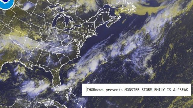 Monster Storm Emily is growing from the Gulf of Mexico to Europe.