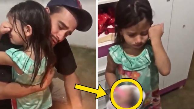 Daughter Cries Out Loud Whenever Stepdad Hugs Her, Mom Installs Hidden Camera To Find Out Why