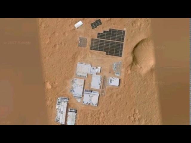 BOMBASTIC NEWS: Human Martian Facilities Exposed by Google Mars
