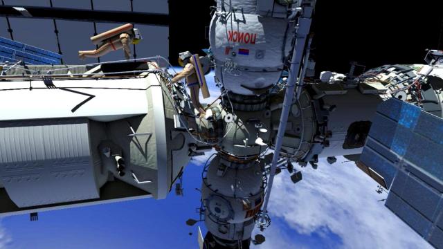 Russian ISS Spacewalk #42 Animation