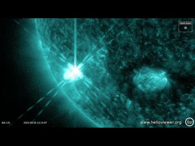 Sun blasts powerful m-class flares! NASA spacecraft captures fireworks