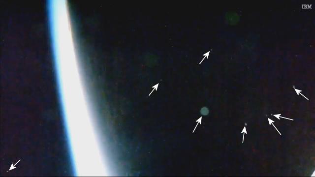 What is That? UFO Fleet Flies Over ISS at Incredible Speed?