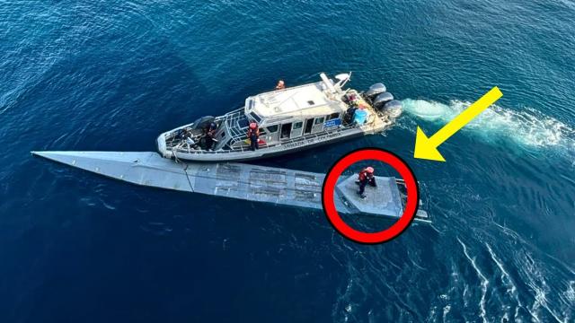 Coast Guard Intercepts Strange Blue Boat - Then They Take A Look Inside