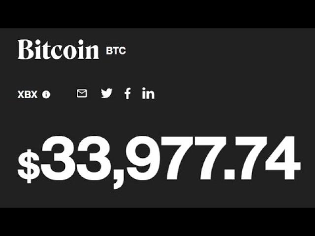 Bitcoin dips below $34k & Wow my Crypto Calls have been ON TARGET.
