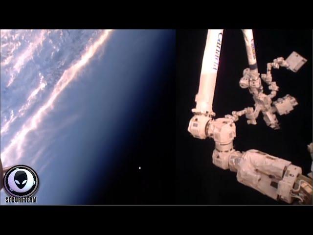 NASA Pans Camera Away From SOMETHING In Space! 1/16/17