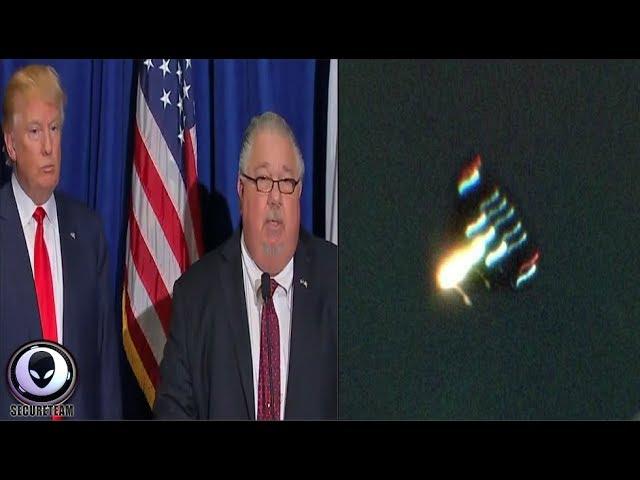 TRUMP'S Chief Scientist: "5000mph UFO Charged Me!" 8/29/17