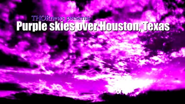 Purple Skies over Houston, TX