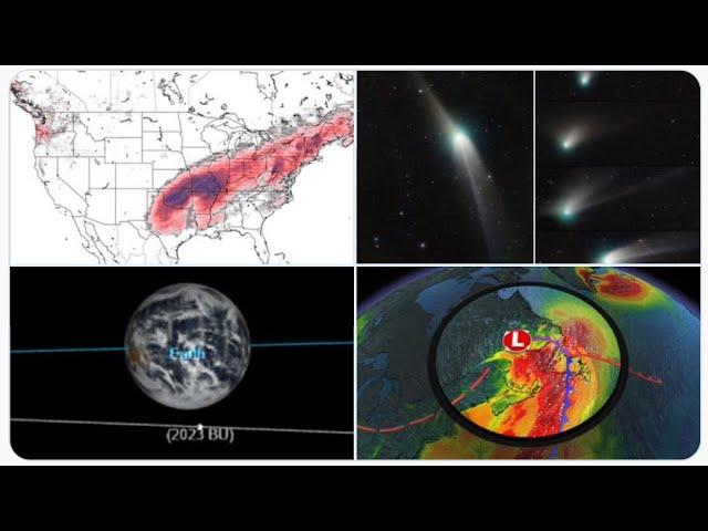 4.2 Earthquake Malibu, California! Major ICE STORM next week ?!? Near Earth Asteroid BU & Comet ZTF!