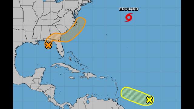 Alert! Tropical Storm Eduardo! Invest 98L & a new Area to Watch!