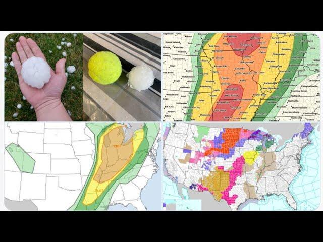 Red Alert! Tornadoes! Giant Hail! Blizzards! Ice! and a Super STRONG Solar Cycle 25?