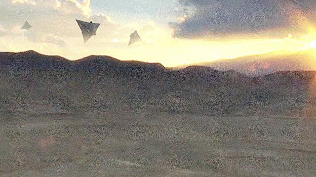 ???? UFO Fleet Filmed by Airplane Pilot in NAMIBIA (CGI)