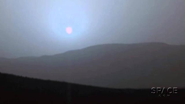 Martian Sunset Through Two Rovers' 'Eyes' | Video
