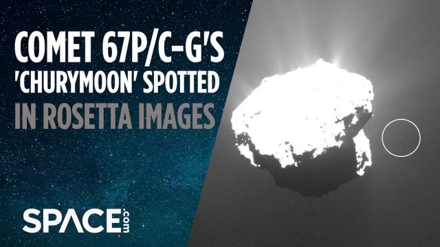 Comet 67P's 'Churymoon' Spotted in ESA Rosetta Pics