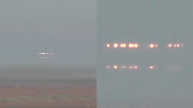 Incredible UFO Craft with Lights Captured over Krasnodar Reservoir in Russia