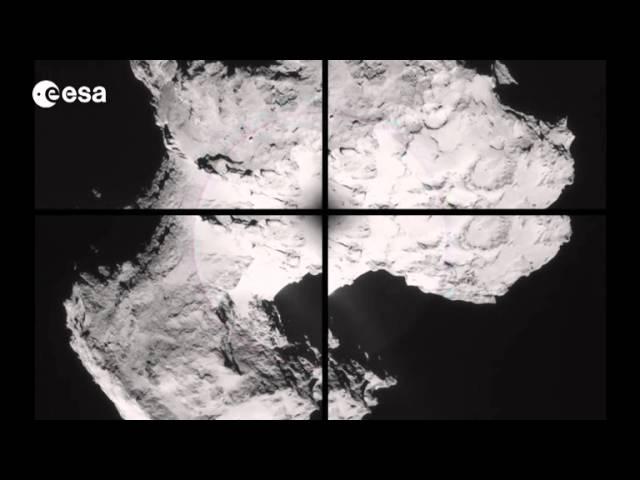 Comet's Dust Streams and Grains Captured by Rosetta Probe  | Video