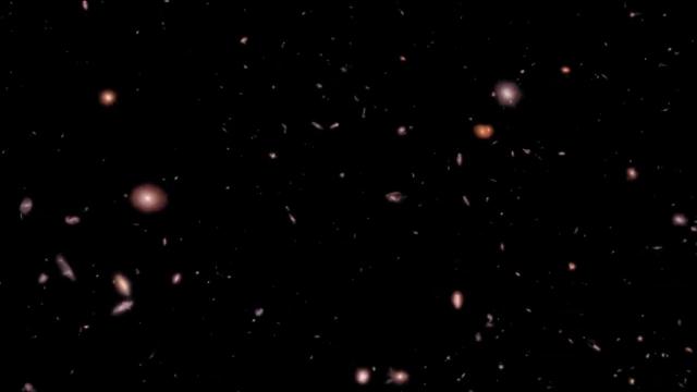 Fly through James Webb Space Telescope's view of 5000 galaxies in 4K 3D visualization