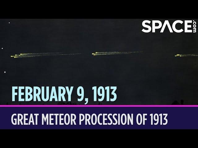 OTD in Space – February 9: Great Meteor Procession of 1913