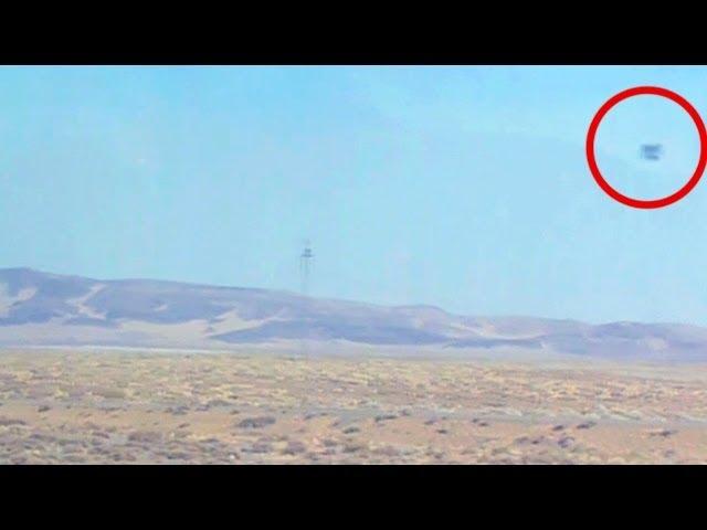 Tourist Films A UFO From A Bus In Nevada By Area 51