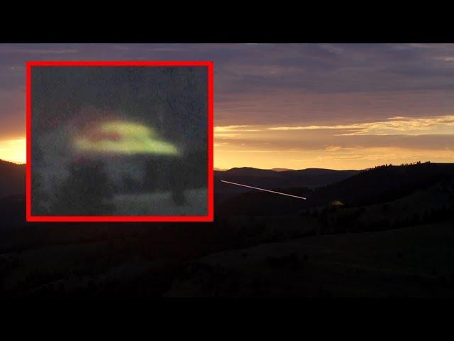 Green UFO caught on Photo in Southern France