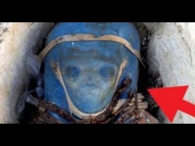 Mummy With Grey Alien like-Face Discovered In Egypt