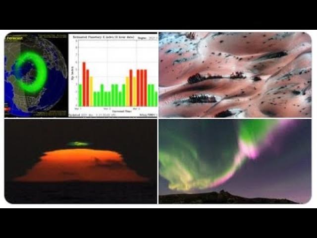 Signs in the Heavens! Palm Trees on Mars? Sunspots! Geomagnetic Storms! Solar Flares! Auroras!