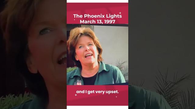 The Phoenix Lights,  March 13, 1997 ???? #shorts