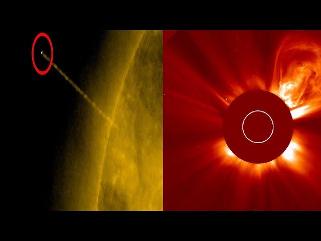 For the Second Time Something Huge Happening on the Far Side of the Sun