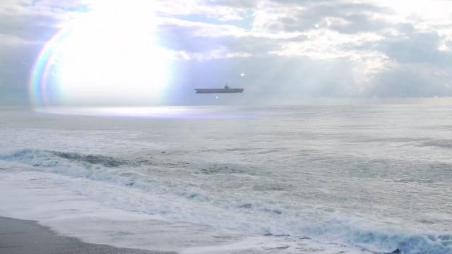 ???? Aircraft Carrier Abducted into Interdimensional Portal (CGI)