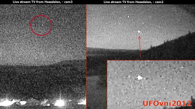 UFO Flying Back and Forth, Hessdalen Norway, Jan 7, 2016