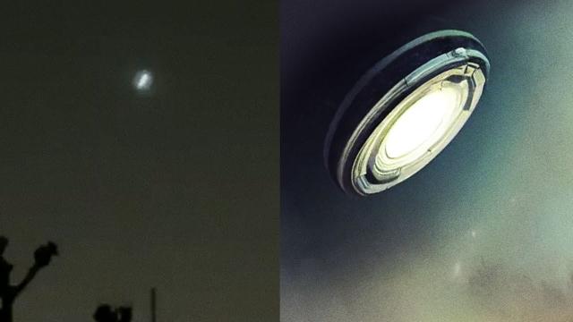 Strange rotating UFO spotted at night in Arizona, USA, April 2023 ????