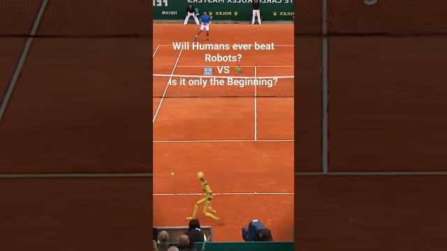 Ai robots taking over Tennis ???? #shorts