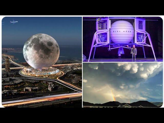 new 7.4 Loyalty Island Earthquake. NASA & Jeff Bezos Moon Landing & Dubai creating a giant Moon.