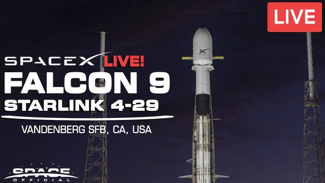 Live: SpaceX to Launch Starlink Group 4-29