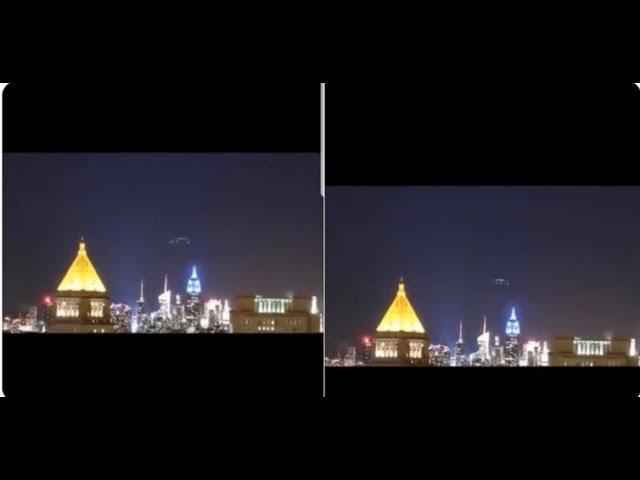 New footage has emerged showing the UFO that caused the explosions in New York