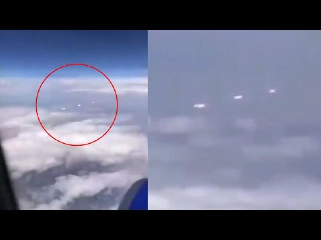 3 UFOs Filmed by Airplane Passenger over Frankfurt in January 2022 ! ????