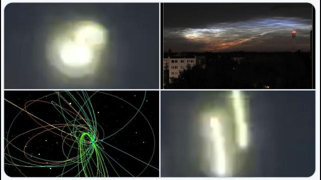 Crazy Fireball! Two Solar Cycle 25 Sunspots & one of them is Wild! Red Noctilucent Clouds! Sprites!