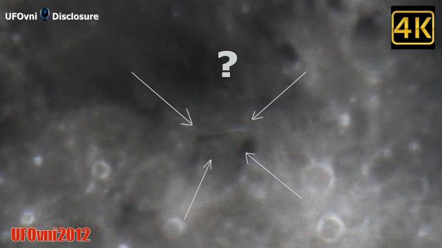 UFO Cigar Shaped On Moon Captured On Video Through Telescope, Oct 16, 2016