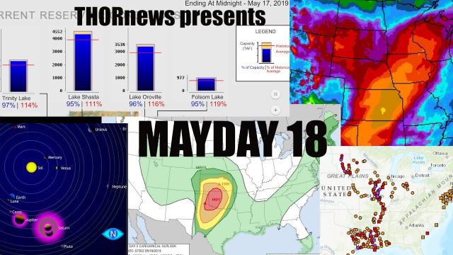 California Dam at 97% & Possible Tropical Activity & Endless Storms to end May