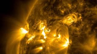 Solar Flare Launches Super-Heated Plasma Into Space | Video