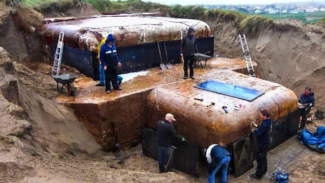 Woman Discovers Buried Bunker in Her Garden Then She Sees Why !