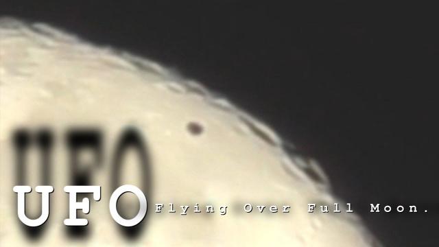 Large UFO Seen Passing In Front Of The Moon On March 2nd.