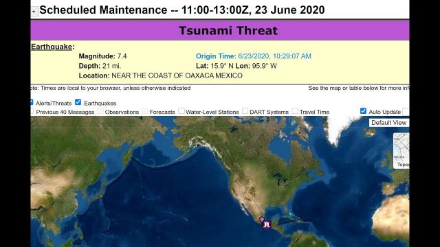 7.5 Mexico Earthquake & Tsunami Threat Tropical Storm Dolly Epic Saharan Dust Story July Hurricane ?