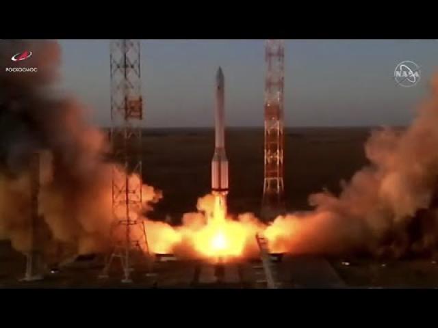Blastoff! Russia launches Nauka research module to space station