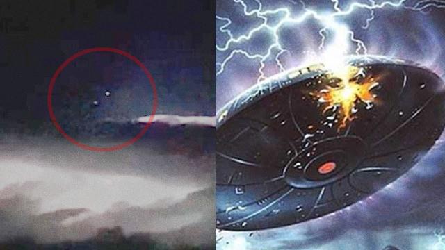 Two UFOs hovering over a Thunderstorm in Texas, USA, April 2023