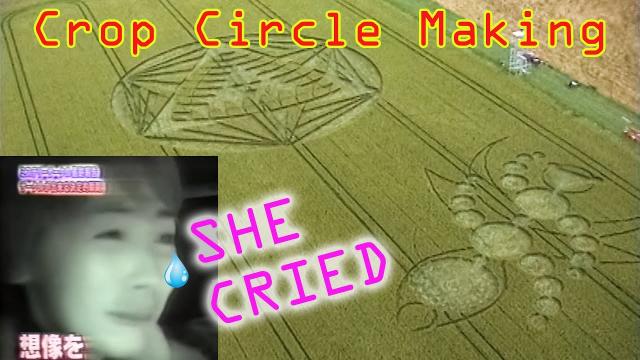 New Zealand Crop Circle making for Japanese TV show PRESENTER CRIED